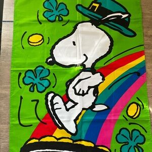 Peanuts Snoopy St. Patrick's Day Flag